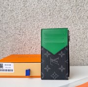 LOUIS VUITTON M25844 コインカードケース モノグラムエクリプス×グリーン サイズ:8x14.5cm
