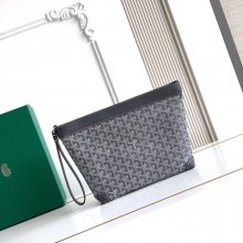 GOYARD コンティハンドバッグ グレー サイズ:24x22x6.5cm