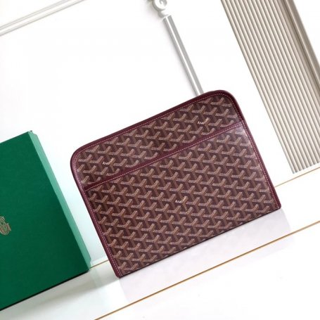 GOYARD ジュヴァンス 大洗面ポーチ ワインレッド サイズ:29.5x23x7.5cm