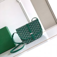 GOYARD 9202 グリーン 斜め掛けバッグ、ハンドバッグ 小 22x16cm サイズ:22x16cm