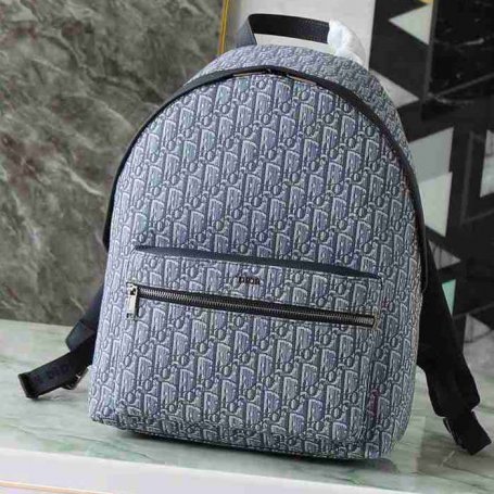 Dior ライダー リュック オブリーク ライトブルー 1VOBA088YKY_H04E サイズ:42.5x29.5x15cm