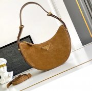 PRADA 1BC194 カーフスキン、スエード ショルダーバッグ クラシック 22x18cm サイズ:22x18cm