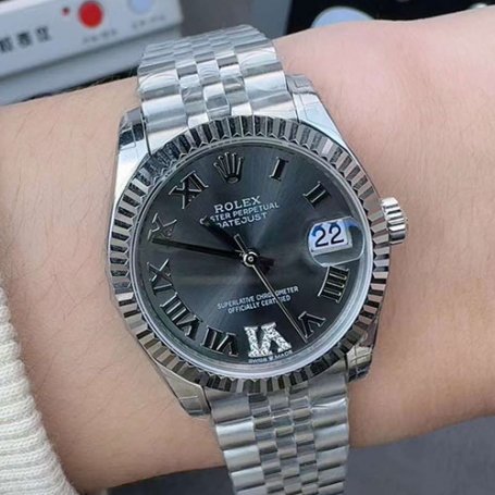 ROLEX M278274 デイトジャスト 31mm ダークグレー VIダイヤ 最新