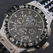 HUBLOT ビッグバン グレー/黒コンビ文字盤 大人気