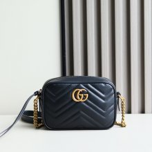 GUCCI 448065 ハンドバッグ GG、マルモント 18x12cm サイズ:18x12cm