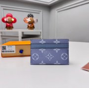 LOUIS VUITTON M14359 カードケース モノグラムエクリプス ブルー サイズ:11x7x0.6cm