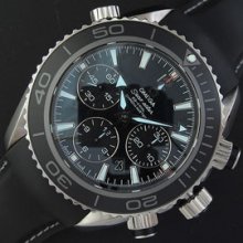 OMEGA シーマスター プラネットオーシャン 真っ黒 メンズ