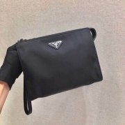 PRADA 2NE789 クラッチバッグ ナイロン三角ロゴ サイズ:24x17x6.5cm