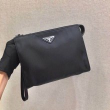 PRADA 2NE789 クラッチバッグ ナイロン三角ロゴ サイズ:24x17x6.5cm
