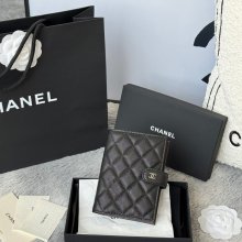 CHANEL AP3196 パスポート＆ウォレット 二合一 カヴィア サイズ:15x10cm