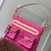 LOUIS VUITTON M28266 デニム 配色 デニム ショルダーバッグ レディースショルダー 30x22x13cm サイズ:30x22x13cm