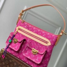 LOUIS VUITTON M28266 デニム 配色 デニム ショルダーバッグ レディースショルダー 30x22x13cm サイズ:30x22x13cm