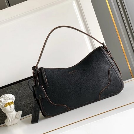 PRADA 1BC280 レザー ショルダーバッグ、ハンドバッグ クラシック 36x20x11cm サイズ:36x20x11cm