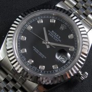 ROLEX デイトジャスト ブラック文字盤 安心通販