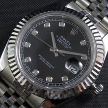 ROLEX デイトジャスト ブラック文字盤 安心通販