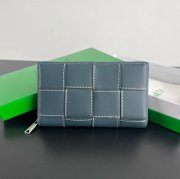BOTTEGA VENETA BV 748054 編みステッチ財布 中幅編み 19x11.4cm サイズ:19x11.4cm