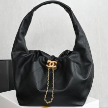 CHANEL カーフレザー ホワイト×ゴールド ヴィンテージ 小 32×24×12cm サイズ:32×24×12cm