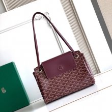 GOYARD 6685 レザー ワインレッド ハンドバッグ ルエット、レザー 31x23x14cm サイズ:31x23x14cm