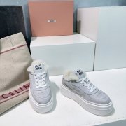 【MIUMIU】25SSスニーカーウールスニーカーボードシューズレディース