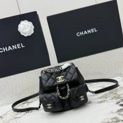 CHANEL AS3787 カーフレザー 菱格紋 ゴールド リュックサック 小 19×18×9.5cm サイズ:19×18×9.5cm