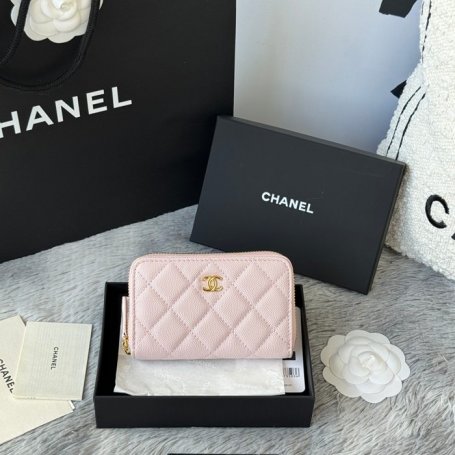CHANEL 3686 0112 25c ラージジッピー長財布 カヴィア粒革 サイズ:12x8x2cm
