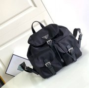 Prada レディース ナイロン リュック ナイロン ブラウン 1BZ811 サイズ:32x30x15cm