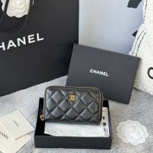 CHANEL 3686 0112 25c ラージジッピー長財布 カヴィア粒革 サイズ:12x8x2cm