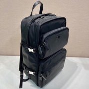 Prada マルチファンクション リュック ナイロン ブラック 2VZ101 サイズ:45x25.5x21.5cm