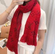 ルイ ヴィトン 秋冬ウールスカーフ。94％ウール6％シルク 175:31