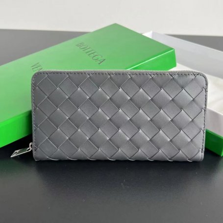 BOTTEGA VENETA BV 593217 メンズ編み財布 三色牛皮編み 19x10cm サイズ:19x10cm