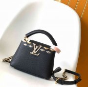 LOUIS VUITTON M11964 牛皮 クラシック ブラック ハンドバッグ 斜め掛けフラップ 27x17.3cm サイズ:27x17.3cm