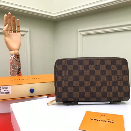 LOUIS VUITTON N63284 ジッピーXL 長財布 ダミエエベン サイズ:22x12cm