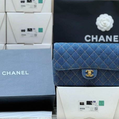 CHANEL AS6828 デニム リュックサック 有名人同款 クラシック 26×16×7cm サイズ:26×16×7cm
