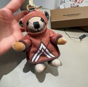 バーバリー スタイル テディベア キーリング チャーム
