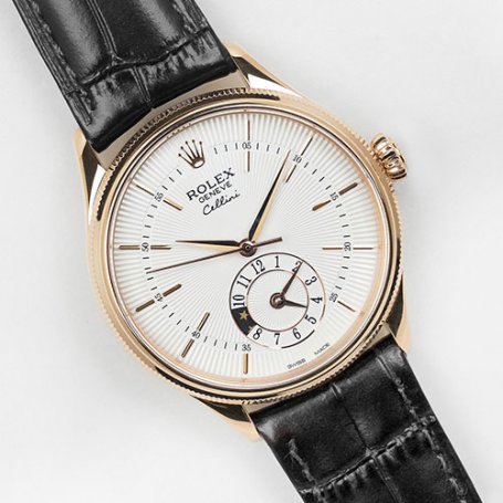 ROLEX チェリーニ デュアルタイム 50525 シルバー 追跡番号付き