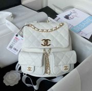 Chanel リュック オールレザー ブラック AS3860 サイズ:21x20x12cm