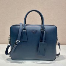 PRADA 新款0368 超薄ブリーフケース サイズ:37x28x3.5cm