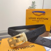 LV メンズ ベルト 自動バックル 35mm