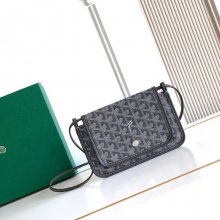 GOYARD 5509 グレー 斜め掛けバッグ、封筒バッグ、ハンドバッグ 小 20.5x14x2.5cm サイズ:20.5x14x2.5cm