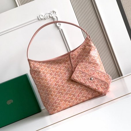 GOYARD 5502 レザー ショルダーバッグ、流浪バッグ、ハンドバッグ レザー、小 サイズ:42x27x15cm
