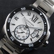 CARTIER カリブル ドゥ ホワイト文字盤 売上トップ腕時計
