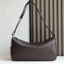 GUCCI 862530 カーフレザー、レザー ブラウン ショルダーバッグ 馬銜 38cm サイズ:8X20X15cm