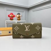 LOUIS VUITTON M82516 サラ長財布 モノグラムアンプラント グリーン サイズ:19x10.5cm