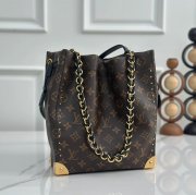 LOUIS VUITTON M28515 牛皮 モノグラム ブラック 斜め掛けバッグ レディース斜め掛けチェーン 27x23cm サイズ:27x23cm