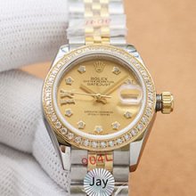 ROLEX デイトジャスト 28mm チョコレート IXダイヤ レディース 2024