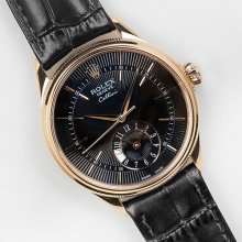 ROLEX チェリーニ デュアルタイム 50525 ブラック 多機能