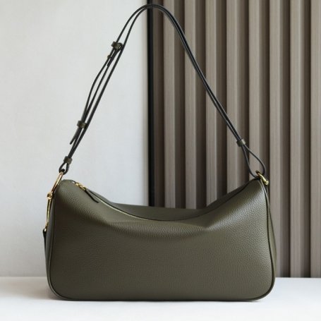 GUCCI 862530 カーフレザー、レザー グリーン ショルダーバッグ 馬銜 38cm サイズ:8X20X15cm