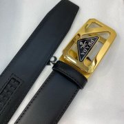 プラダ メンズ ベルト 自動バックル 34mm