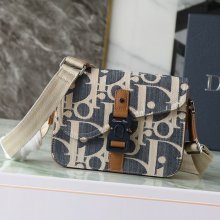 DIOR サドルメッセンジャー 酒椰葉効果オブリーク サイズ:24x16.5x5.5cm