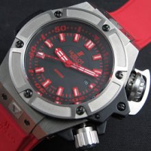 HUBLOT キングパワー オーシャノグラフィック 4000 Asian 2824搭載 チタン 送料無料